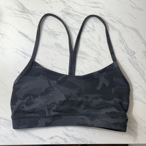 Size 6 Lululemon Sports Bra in Army Print